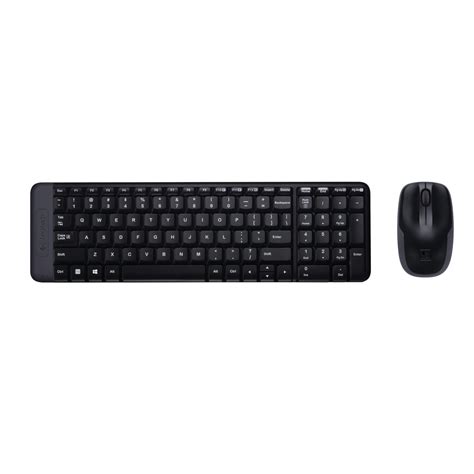 920-003161 - LOGI MK220 Wireless Keyboard and Mouse Combo USB receiver minimalist design  